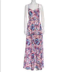 Parker floral print maxi dress